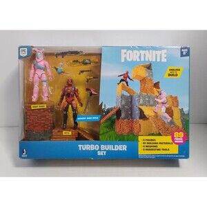 2019 EPIC GAMES JAZWARES FORTNITE TURBO BUILDER 89 PC SET RABBIT RAIDER VERTEX